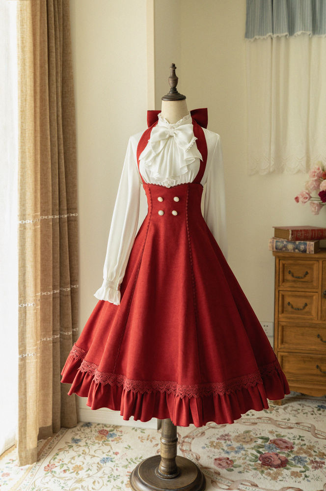 Forest Wardrobe ~South of the Forest Lolita Salopette -Ready Made