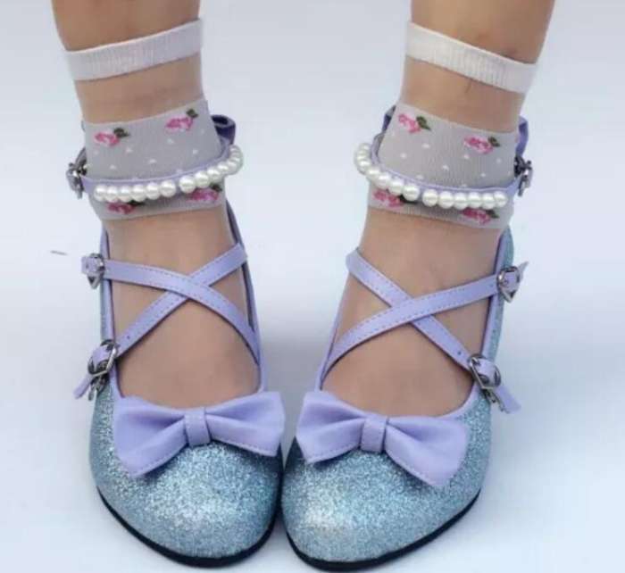 Antaina Tea Party Glitter Lolita Shoes