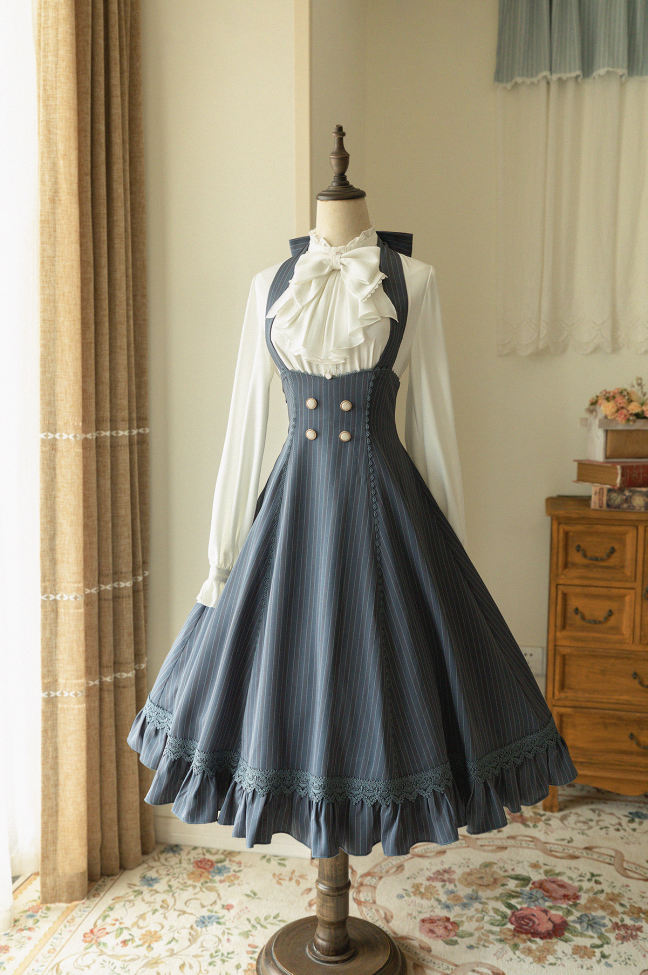 Forest Wardrobe ~South of the Forest Lolita Salopette -Ready Made