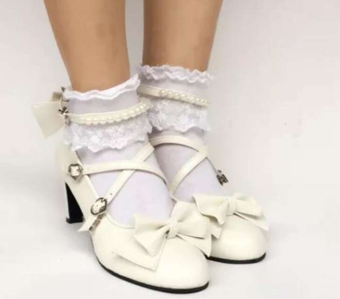 Antaina Tea Party Glitter Lolita Shoes