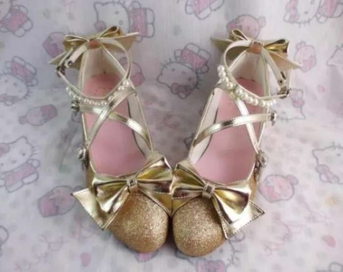Antaina Tea Party Glitter Lolita Shoes