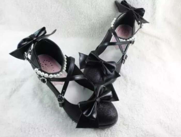 Antaina Tea Party Glitter Lolita Shoes