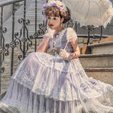 Miss Point ~Through Your Bloom Embroidery Collar Lolita OP -Pre-order