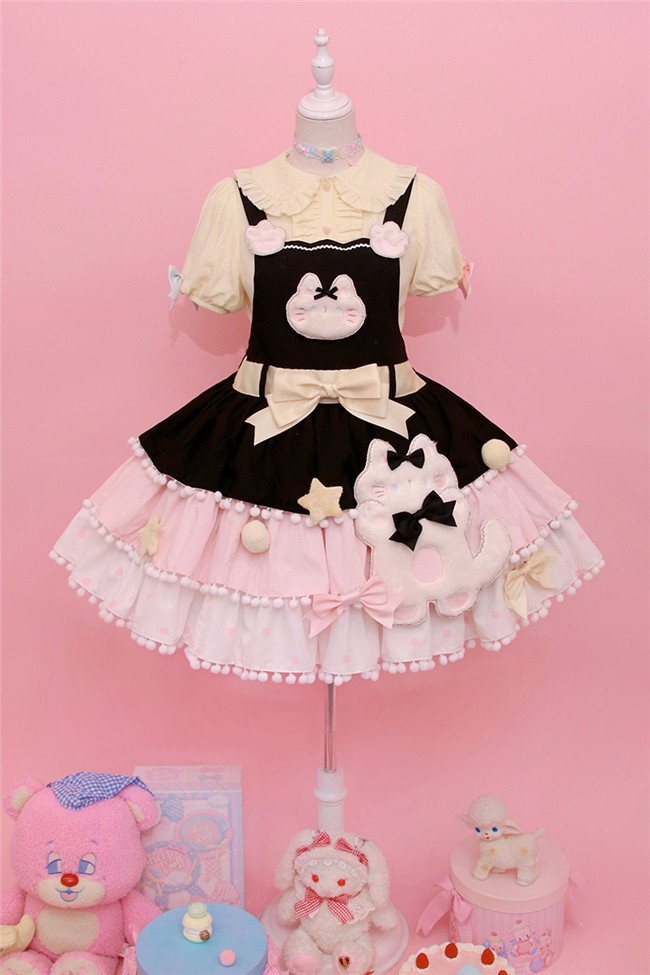 Alice Girl ~Candy Cat Sweet Lolita JSK -Pre-order,Sweet Lolita