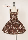 Vcastle ~Chocolate Bear ~Sailor Style Sweet Lolita Salopette Ready Made