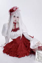 Diamond Honey ~Cross the Roses Gothic Lolita Top + Skirt Set