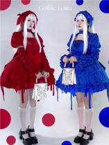 Diamond Honey ~Red and Blue Gemini Lolita OP