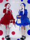 Diamond Honey ~Red and Blue Gemini Lolita OP