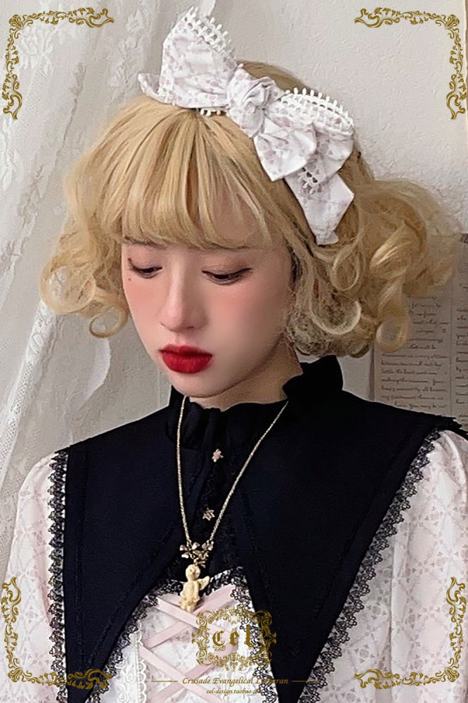 The Holy Cross Stained Glass Window Lolita Accessories