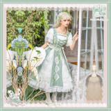 Cat Highness ~Lilies of the Valley Elegant Lolita OP - Beige Short Version In Stock