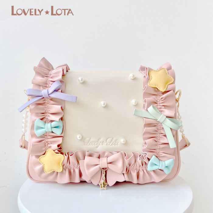 Lovely Lota ~Sweet Cream Lolita Bag -Ready Made