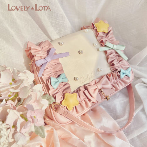 Lovely Lota ~Sweet Cream Lolita Bag -Ready Made