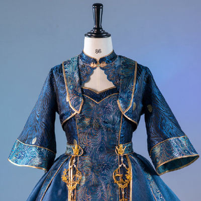 Doris Night ~Peacock Qi Lolita OP -Pre-order