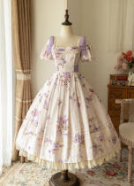 Forest Wardrobe ~Viola Tricolor'Summer Lolita OP Ready Made