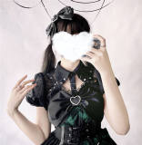 Alice Girl ~Frivolous Lola Lolita Blouse -Pre-order Black Size XS - In Stock
