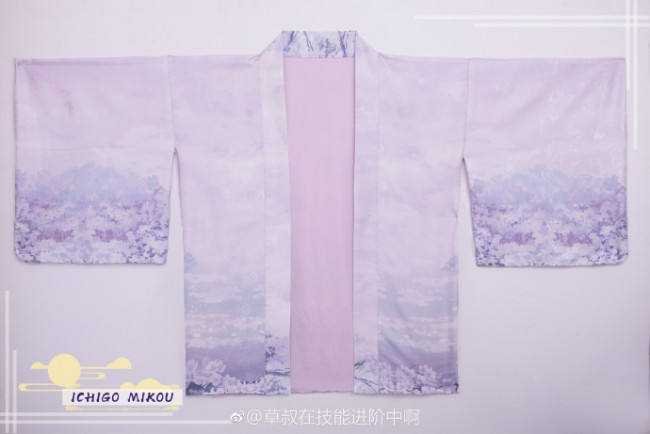 Ichigomikou Original Design Night Sakura Krathong JSK -Ready Made