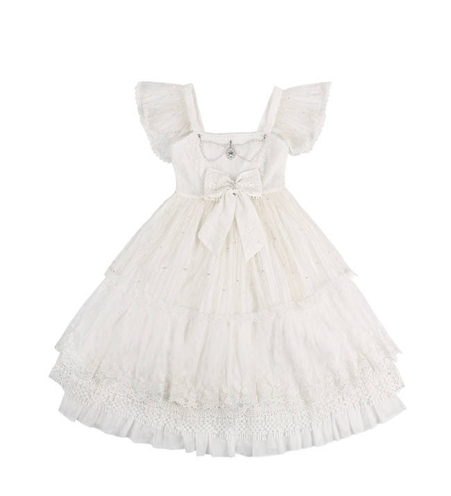 Sundial Dreams ~Soft Bridal Lolita JSK -Pre-order