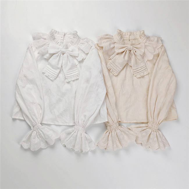 Cotton Long Sleeves Lolita Blouse