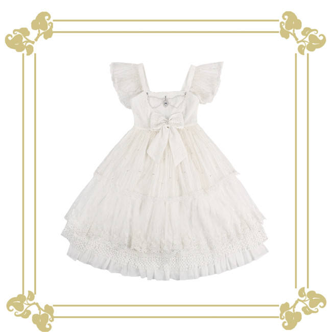 Sundial Dreams ~Soft Bridal Lolita JSK -Pre-order