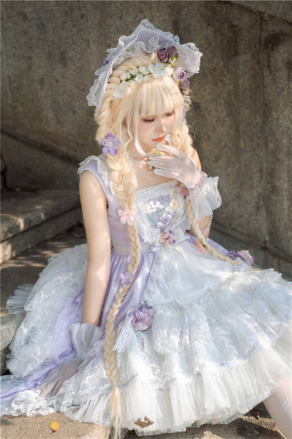 Faeries Daffodil ~ Florescence is Coming Lolita Two-Pieces Set -Pre-order