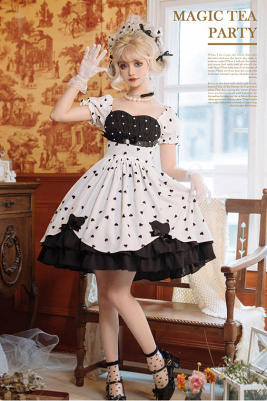Magic Tea Party ~Heart Beat Sweet Lolita OP -Pre-order