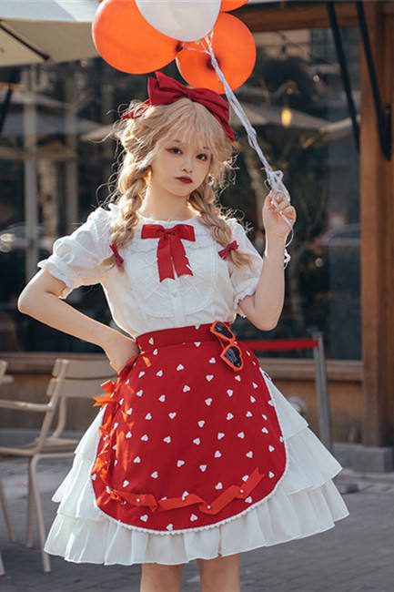 Magic Tea Party ~Heart Beat Sweet Lolita Skirt