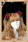 Black Red Hairclip(a pair)