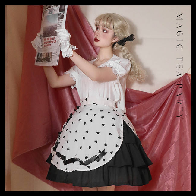 Magic Tea Party ~Heart Beat Sweet Lolita Skirt
