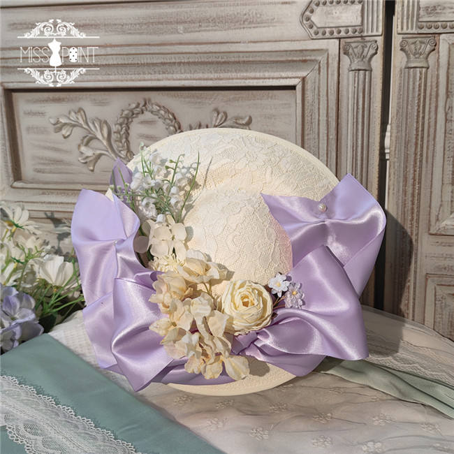 Miss Point ~Through Your Bloom Lolita Bonnet/Hat -Pre-order