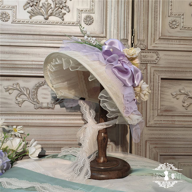 Miss Point ~Through Your Bloom Lolita Bonnet/Hat -Pre-order