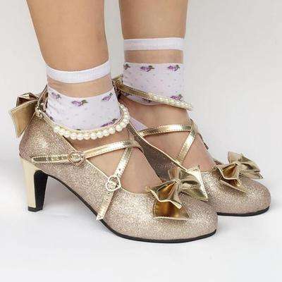 Antaina Tea Party Glitter Lolita Shoes