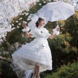 Miss Point ~Through Your Bloom Bridal Lolita OP Long Version -Pre-order