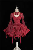 Alice Girl ~Tears for Blood Rose Lolita Top + Skirt Set -Pre-order
