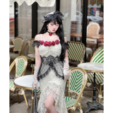 Diamond Honey ~La Vie En Rose Vintage Elegant Lolita JSK -Pre-order