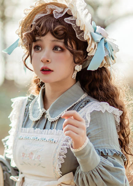 Rose Garden Vintage Curly Lolita Wigs