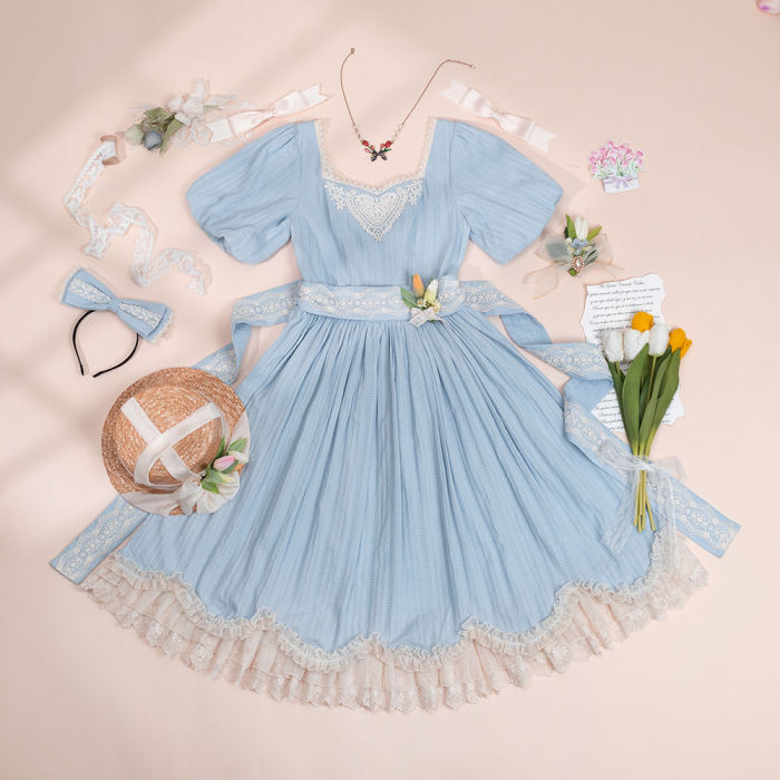 Miss Point ~Tulipa 2.0 Vintage Lolita OP -Pre-order