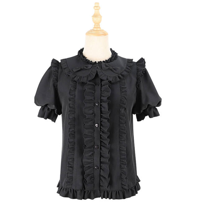 Elegant Chiffon Set-in Sleeves Lolita Blouse