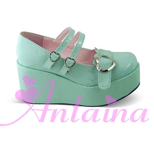 Sweet Heart Dark Coffee Lolita Shoes
