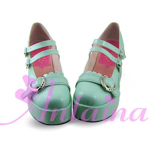 Sweet Heart Dark Coffee Lolita Shoes