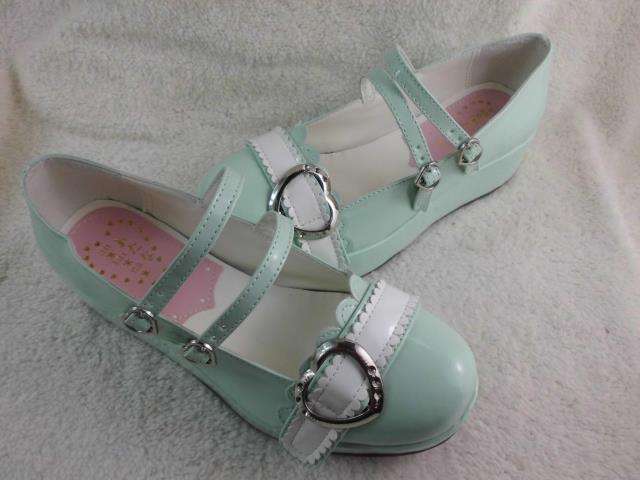 Sweet Heart Dark Coffee Lolita Shoes