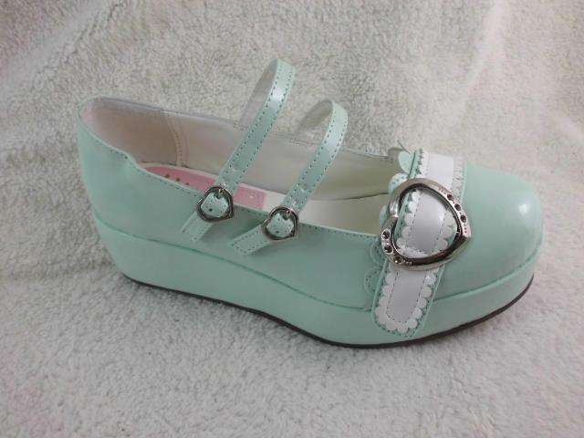 Sweet Heart Dark Coffee Lolita Shoes