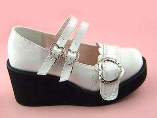 Sweet Heart Dark Coffee Lolita Shoes