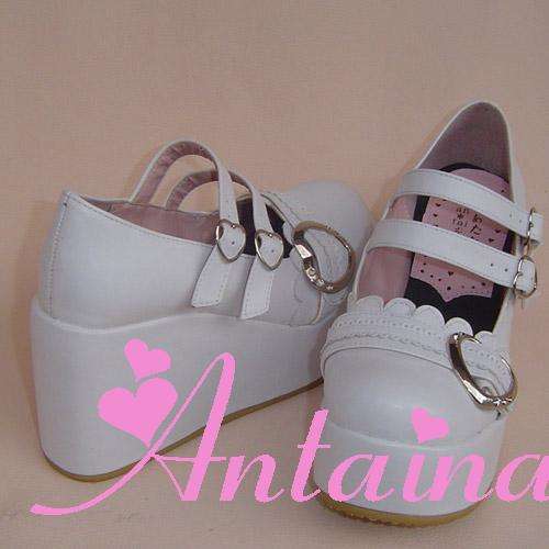 Sweet Heart Dark Coffee Lolita Shoes