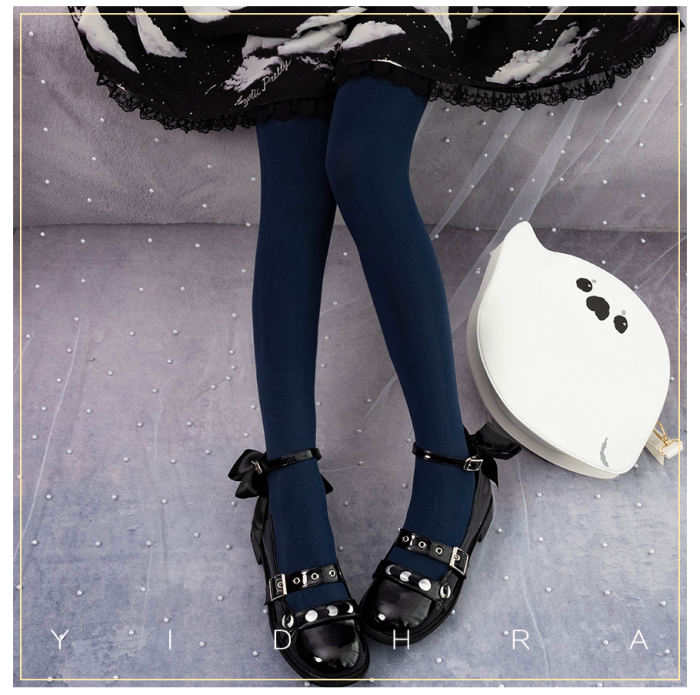 Yidhra 120D Velvet Lolita Tights