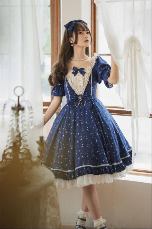 Strawberry Witch ~Midsummer Milky Way Daily Wear Lolita OP/JSK