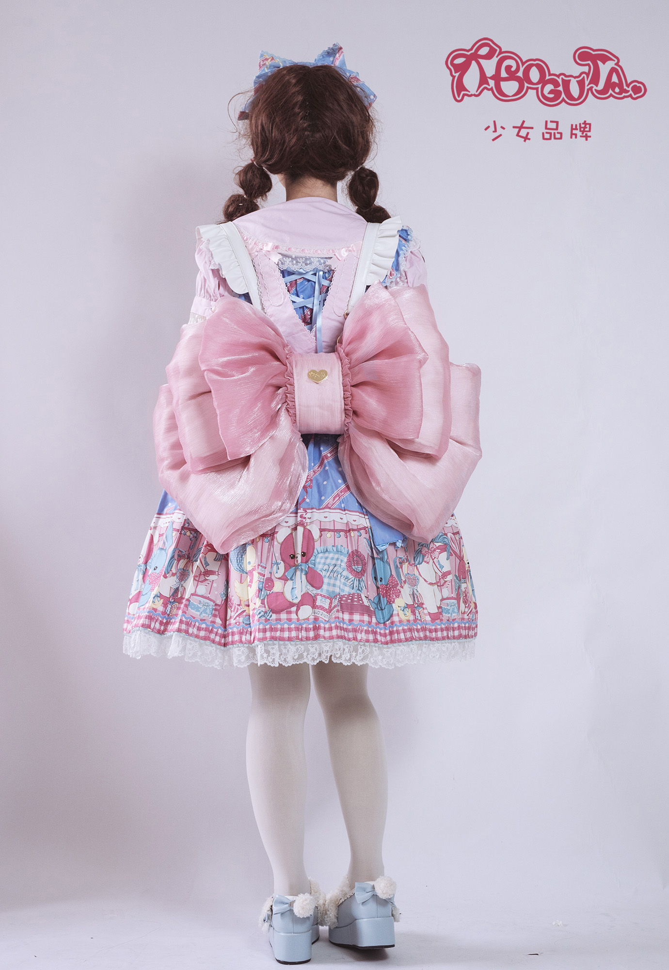 Boguta ~A Fairy Bow Sweet Lolita Bag ,Short/Long Sleeves ❤Sweet Boguta ~A Fairy Bow Sweet Lolita Bag ,Short/Long Sleeves ❤Sweet