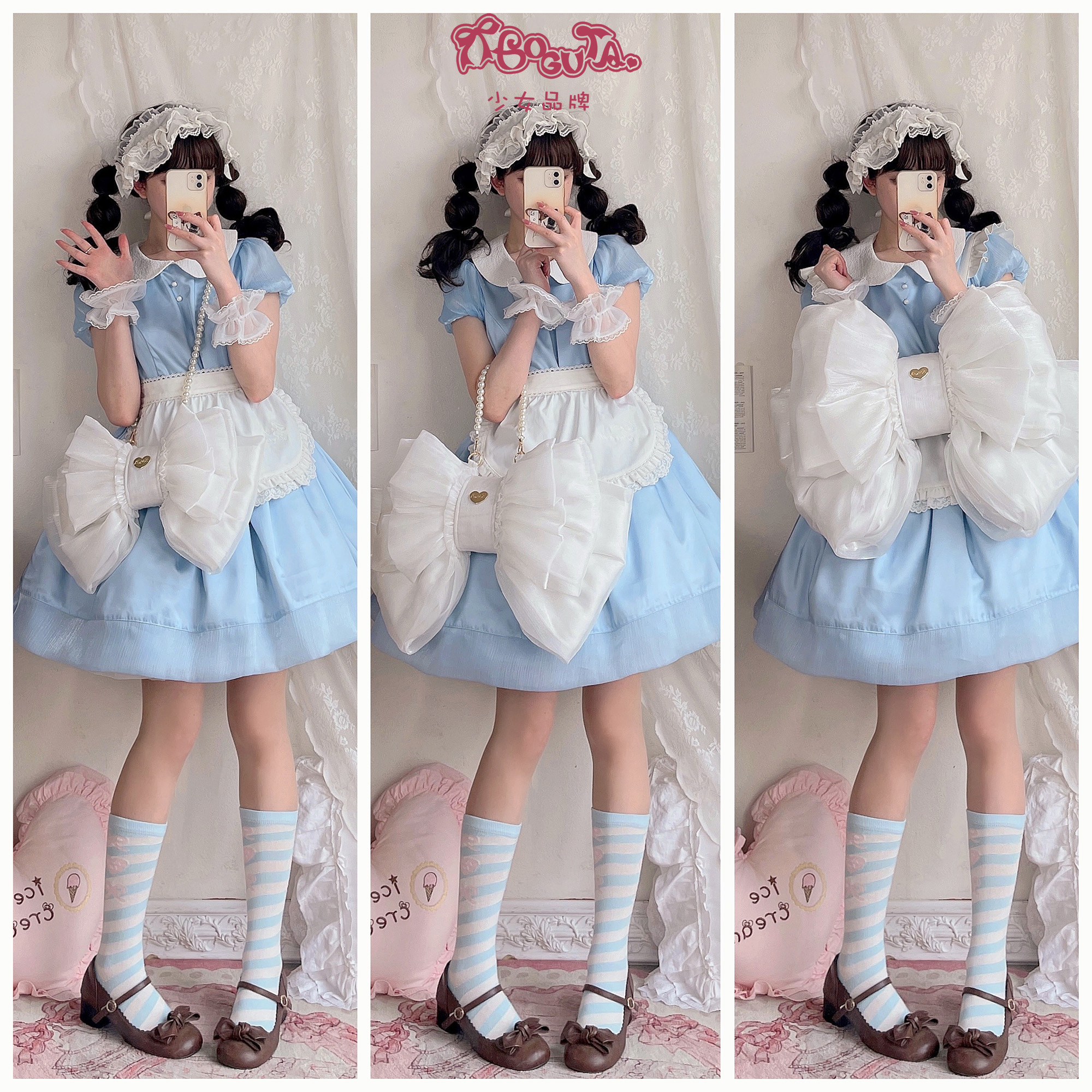 US$ 35.99 - Boguta - Sweet Big Bow Lolita Bag - m.