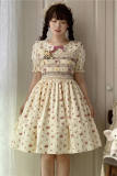 Miss Point ~Happy Summer Dress Daily Wear  Lolita OP Short Version -Pre-order