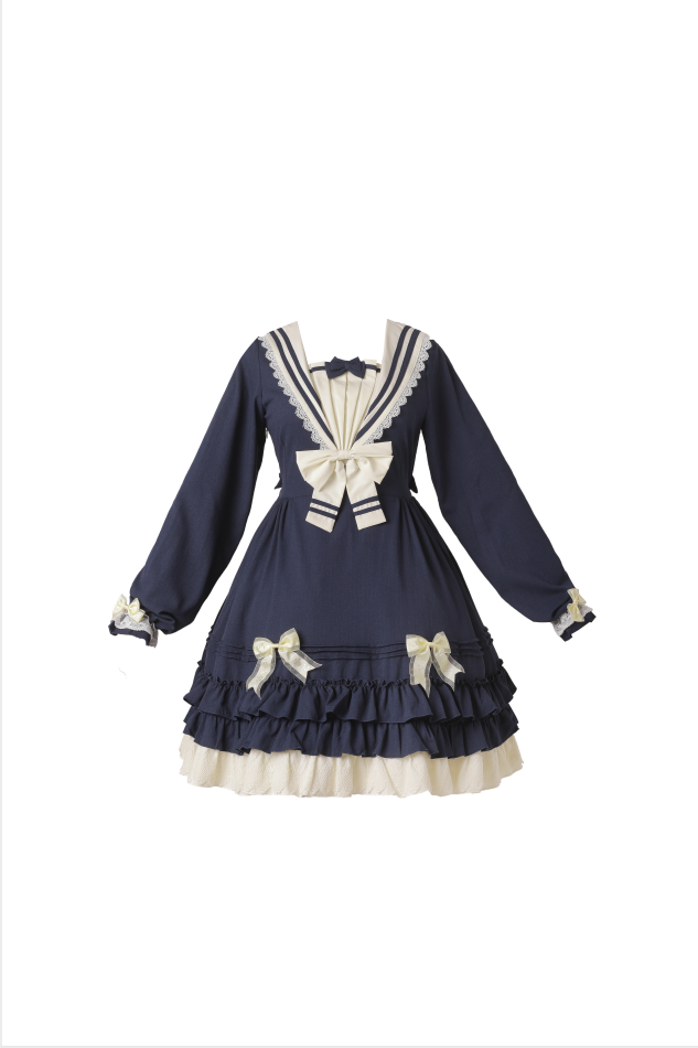 Strawberry Witch Sailor Style OP Lolita Dress