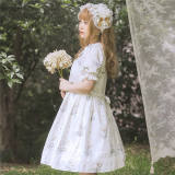 Miss Point ~Happy Summer Dress Daily Wear  Lolita OP Short Version -Pre-order